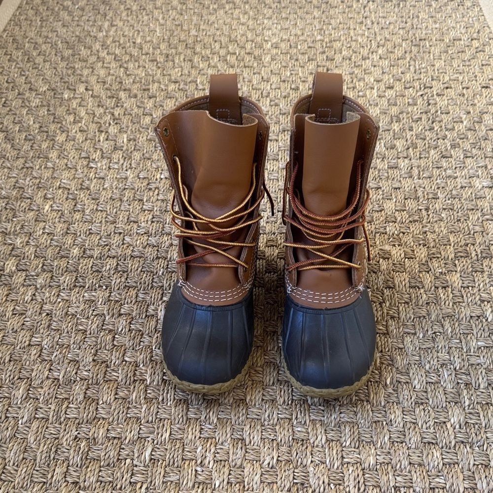 Brown and Black Duck Boots By L.L.Bean